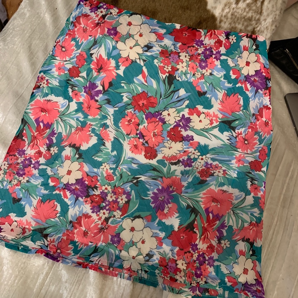 Nasty Gal Floral Skirt